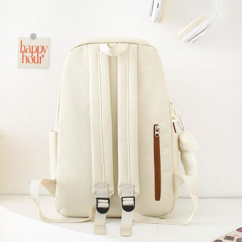 Sac à Dos 5 PCS Pour Fille - Beige
