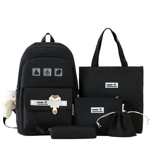 Pack De 5 Sacs à Dos Pour écolières-Noir