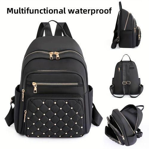 Sac A Dos Oxford Pour Femme - Noir