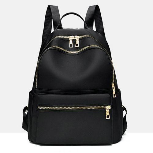 Sac à dos Oxford pour femmes, sac à main en nylon imperméable noir