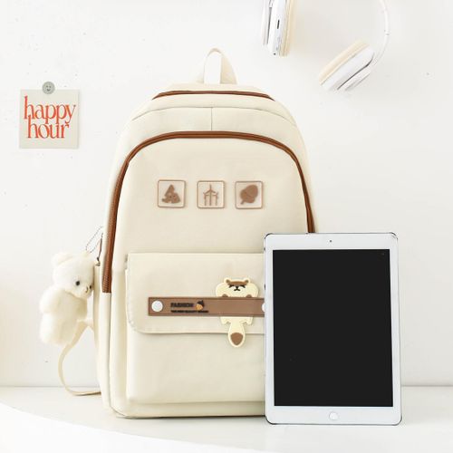 Sac à Dos 5 PCS Pour Fille - Beige