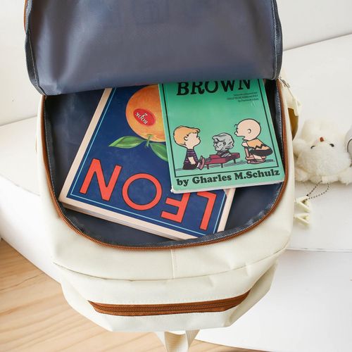 Sac à Dos 5 PCS Pour Fille - Beige