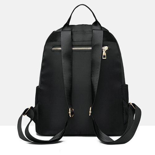 Sac à dos Oxford pour femmes, sac à main en nylon imperméable noir