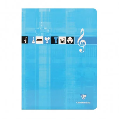  Cahier de musique 24x32 48 pages sans spirale 