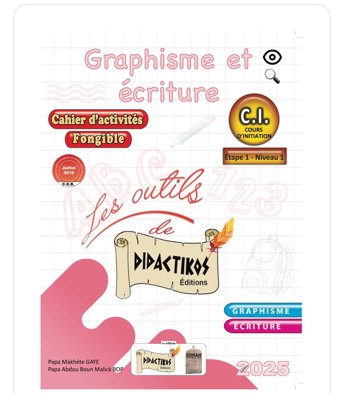 Graphisme et Ecriture CI