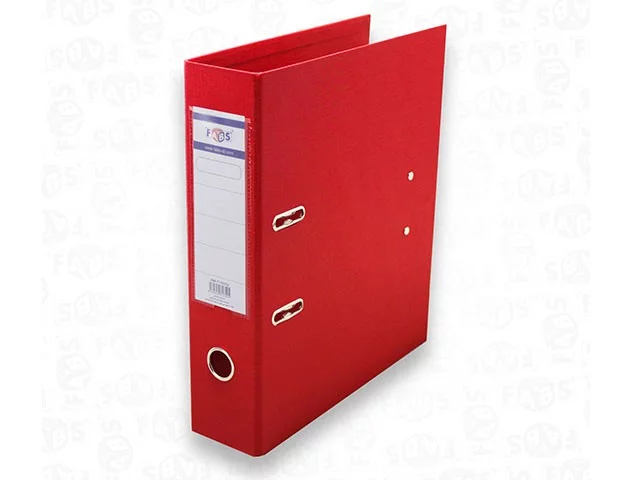 classeur-lev-pvc-a4-75-mm-fabs-avec-perfo-dos-75-rouge-ref-34202