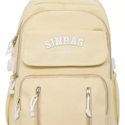 Sac à dos grande capacité, idéal pour élèves de collège, lycée et étudiantes universitaires. Pratique, résistant .