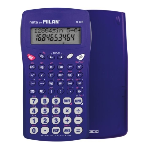  Blister calculatrice scientifique M228 série Acid, bleu