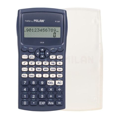 Blister calculatrice scientifique M240, 430 since 1918 collection, bleu