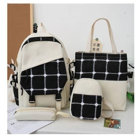 Sac à dos en toile 4in1