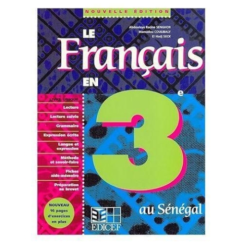 Edicef Le Francais en 3e Livre Unique