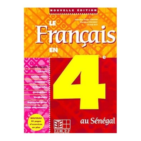 Edicef Le Francais en 4e Livre Unique