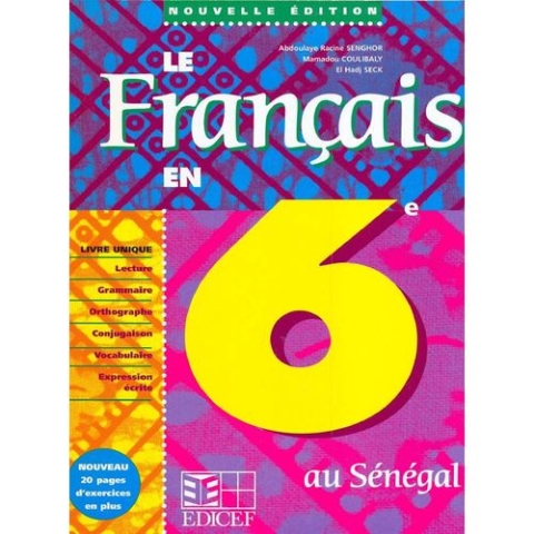 Edicef Le Francais en 6e Livre Unique