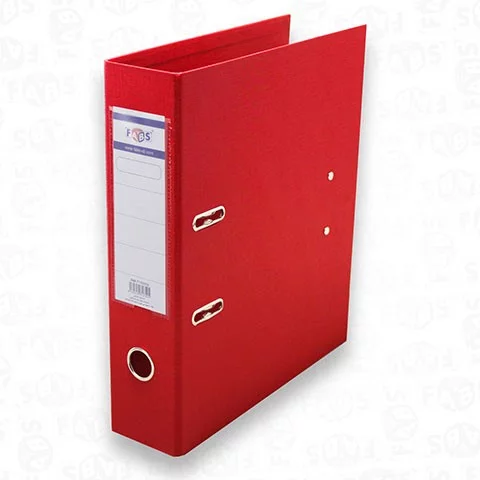 classeur-lev-pvc-a4-75-mm-fabs-avec-perfo-dos-75-rouge-ref-34202