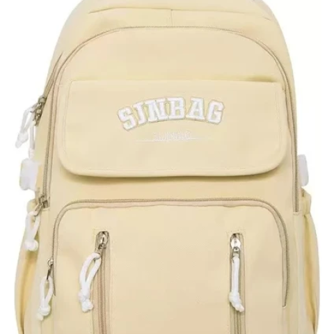 Sac à dos grande capacité, idéal pour élèves de collège, lycée et étudiantes universitaires. Pratique, résistant .